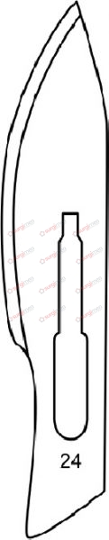 Sterile Scalpel Blades in packages of 100 ea, Fig. 24