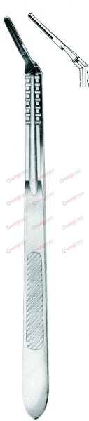 Scalpel Handles No. 4 L, 21 cm, 8¼“ angled, long