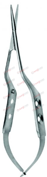 YASARGIL Micro dissecting scissors, bayonet-shaped 20 cm, 8“ straight