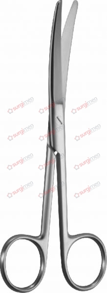 GRAZIL Surgical Scissors 14,5 cm, 5¾“ blunt/blunt curved