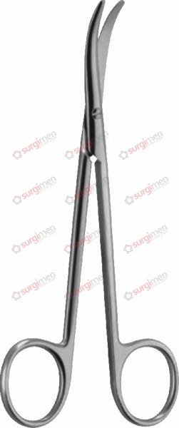 FOMON Lower lateral scissors 11,5 cm, 4½“
