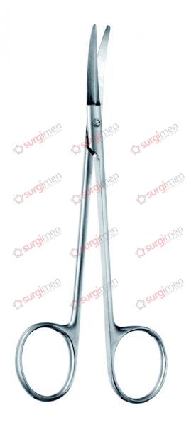 FOMON Plastic surgery scissors 14 cm, 5½“ curved