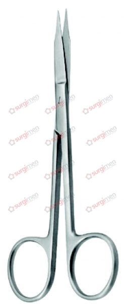 GOLDMANN-FOX Gum Scissors 13 cm, 5⅛“ straight, 1 blade serrated