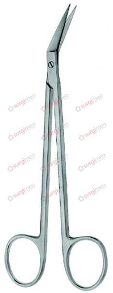 LOCKLIN Gum Scissors 16 cm, 6¼“ angled on side