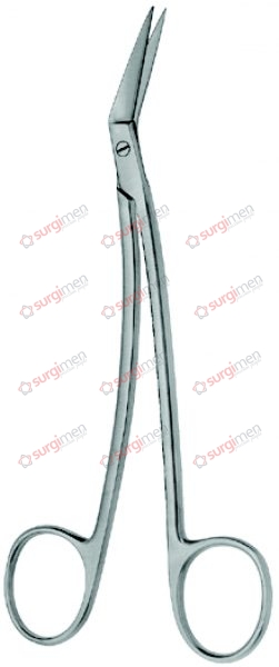 LOCKLIN Gum Scissors 16 cm, 6¼“ angled on side