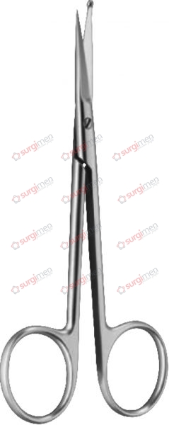 Dissecting scissors with 1 probe-pointed blade 12 cm, 4¾“