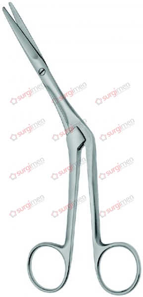 KNIGHT Nasal Scissors 17,5 cm, 7“, 1 blade serrated