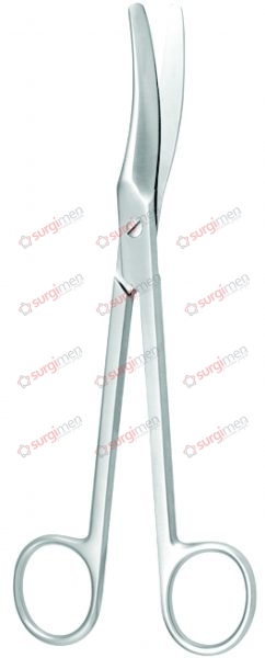 Perineum (Episiotomy) Scissors 19,5 cm, 7¾“, 1 blade serrated