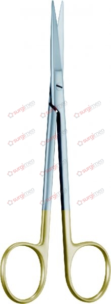 JOSEPH Plastic surgery scissors with tungsten carbide edges 14 cm, 5½“ curved