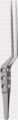 YASARGIL Micro Forceps, bayonet-shaped 24,5 cm, 9¾“ 0,9 mm with smooth jaws