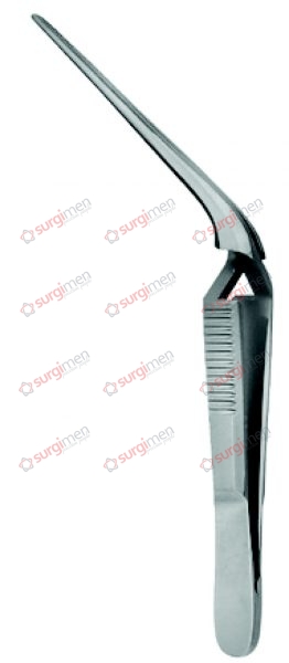 TROELTSCH (WILDE) Ear and Nasal Dressing Forceps, angular 13,5 cm, 5¼“ cross action