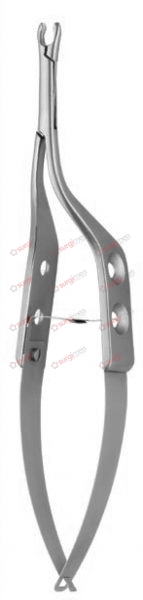 STANDARD-YASARGIL Applying forceps for vessel clips 21 cm, 8¼“