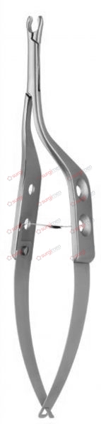 MINI-YASARGIL Applying forceps for vessel clips 17 cm, 6¾“