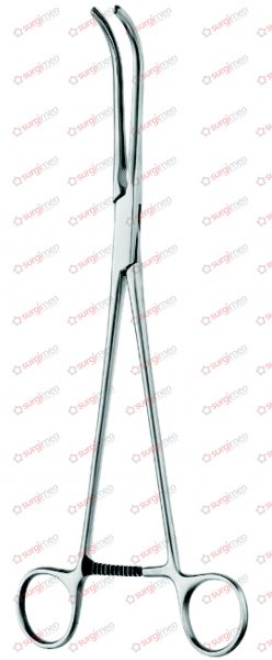 RUMEL-DE BAKEY Dissecting and Ligature Forceps Fig. 1, 24,5 cm, 9¾“ with non-traumatic serration