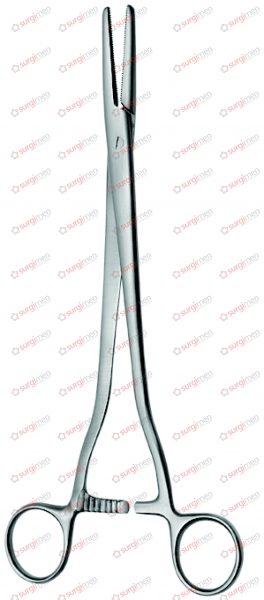 SEGOND Hysterectomy Forceps 24,5 cm, 9¾“ curved