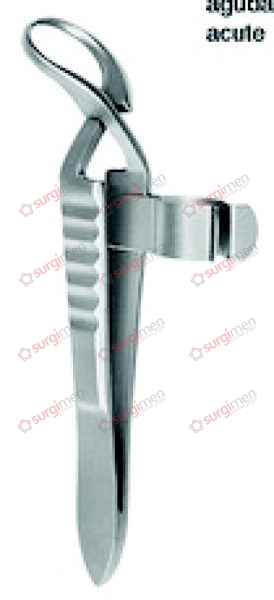 JONES Towel Clamps 8,5 cm, 3⅜“ with clip for tubing or cable