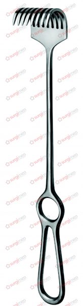 Retractors sharp 25 cm, 10“ 25 x 60 mm