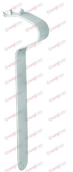 OBWEGESER Chin retractor 16,5 cm, 6½“