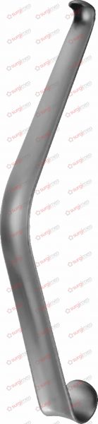 OBWEGESER Chin retractor malleable 16,0 cm, 6¼“ 8 mm