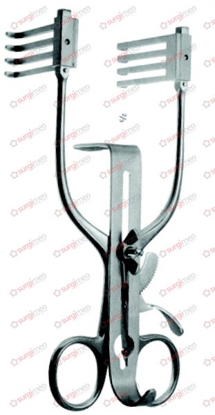 HENLEY Self-retaining retractor, 18 cm, 7“ complete set