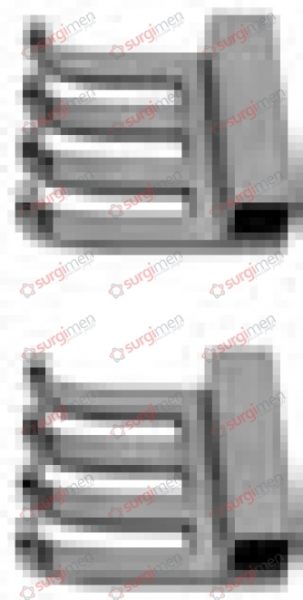 HENLEY Pair lateral valves, blunt, 25 x 23 mm