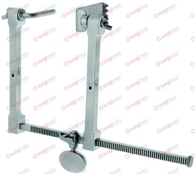 SCOVILLE-HAVERFIELD Self-retaining retractor, with articulated arms, 120 mm complete set