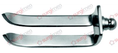CASPAR Lateral valves with ball snap closure, for self-retaining retractor, 57 x 22 mm