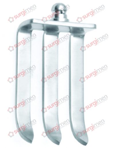 CASPAR Lateral valves with ball snap closure, for self-retaining retractor, 32 x 37 mm