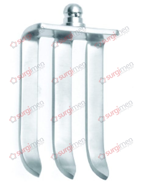 CASPAR Lateral valves with ball snap closure, for self-retaining retractor, 32 x 37 mm