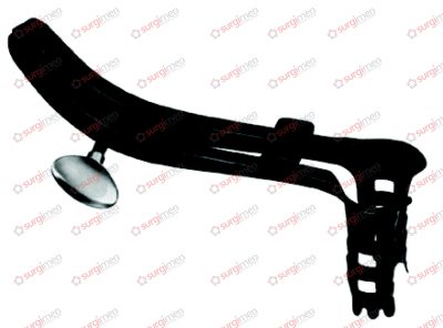 CASPAR Specula for lumbar vertebral operations 15 cm, 6“ Surface black-finish, 60 x 18 mm