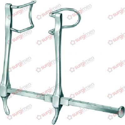 GOSSET-BABY Abdominal retractor, lateral valves 38 x 23 mm and 38 x 31 mm
