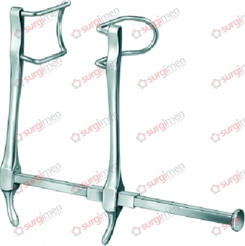 GOSSET-BABY Abdominal retractor, lateral valves 38 x 23 mm and 38 x 31 mm