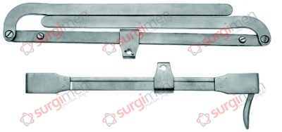 FRANZ Abdominal retractor, Folding frame 220 x 220 mm