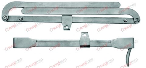 FRANZ Abdominal retractor, Folding frame 220 x 220 mm