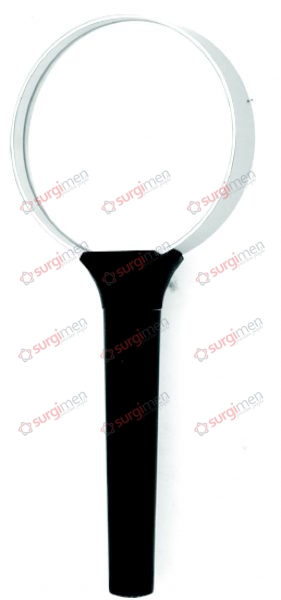 Magnifying Glas Bi-convex Plastic handle, magnifying power 2,5 x 75 mm