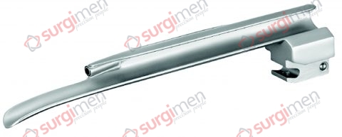 MILLER Laryngoscope blade with integrated cold light carrier dult (medium) Fig 4 I 180 mm