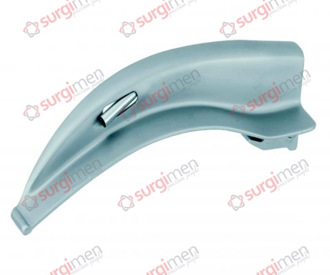 MC INTOSH Laryngoscope blade with integrated cold light carrier Adult (medium) Fig 4 I 128 mm