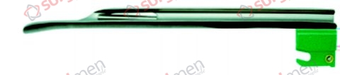 ECONOMY MILLER F.O. Blades with non-replaceable Fiber Optik Adult (medium) Fig 4 I 128 mm