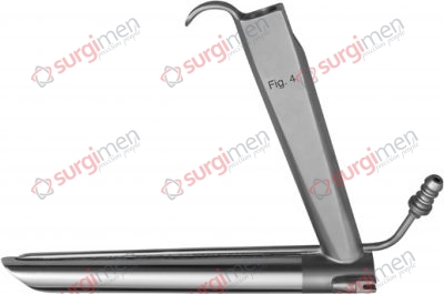 Operating Laryngoscopes with fixed vapor suction tube for adults FIG. 5 I Ø 16 mm, 172 mm