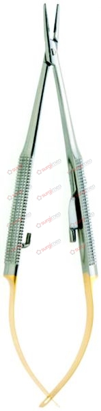 Micro Needle Holders with tungsten carbide inserts 0,2 mm (A) 15 cm, 6“
