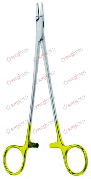FRENCH EYE Needle Holders with tungsten carbide inserts 0,5 mm (A) 23 cm, 9“
