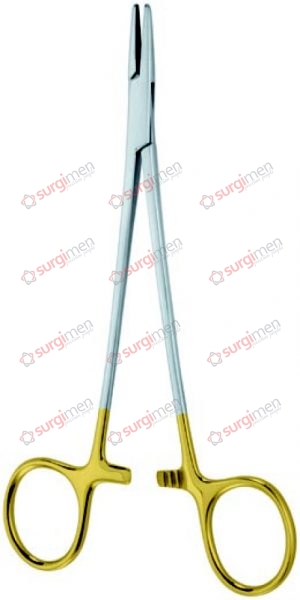 CRILE-WOOD Needle Holders for Left-Hander with tungsten carbide inserts 0,4 mm (A) 15 cm, 6“