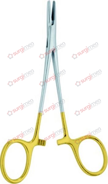 NEIVERT Needle Holders with tungsten carbide inserts with offset ring 0,4 mm (A) 12,5 cm, 5“ m