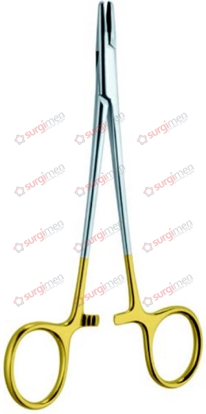BAUMGARTNER Needle Holders with tungsten carbide inserts 0,5 mm (A) 13 cm, 5 1/8