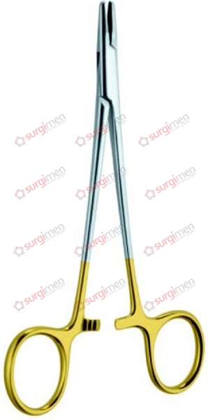 HEGAR-BAUMGARTNER Needle Holders with tungsten carbide inserts 0,5 mm (A) 14 cm, 5 1/2