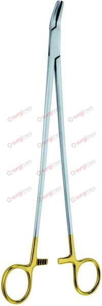 FINOCHIETTO Needle Holders with tungsten carbide inserts 0,5 mm (A) 26,5 cm, 10½“