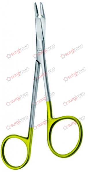 BABY-GILLIES Needle Holders with scissors 0,4 mm (A) 15 cm, 6“
