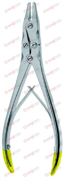 Wire Holding Forceps with tungsten carbide inserts 18 cm, 7“