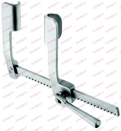 COOLEY Sternotomy Spreaders from ALUMINIUM for adults A=30mm, B=50mm, C=185mm,