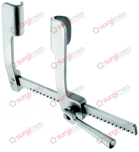 COOLEY Sternotomy Spreaders from ALUMINIUM for adults A=30mm, B=50mm, C=185mm,